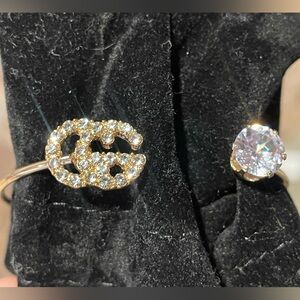 GGee monogram gold and crystal bracelet to match your bag or purse so pretty 💎💎🔥